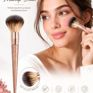 فرشاة مكياج كبيرة متعددة الاستخدامات للوجه